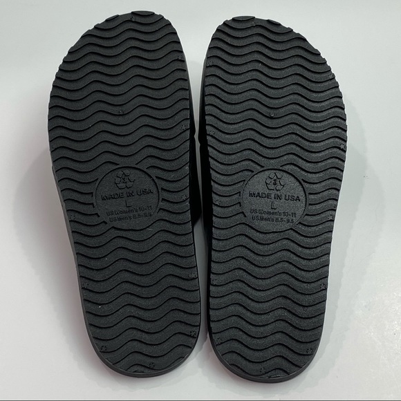 Okabashi Women’s Black Sandals Slides Sz Large New - Picture 8 of 10